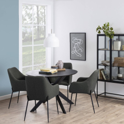 Duncan Spisebord - Sort eg