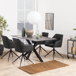 Heaven Spisebord - Sort keramik