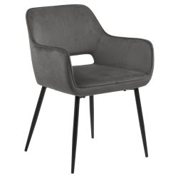 Ranja Spisebordsstol - Antracit - st af 2