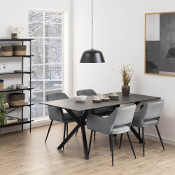 Ranja Spisebordsstol - Antracit - st af 2