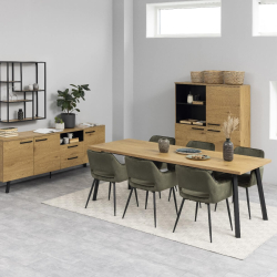 Ranja Spisebordsstol - Olivengrn - st af 2