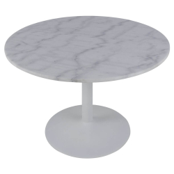 Tarifa Spisebord - Marmor, hvidt