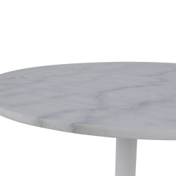 Tarifa Spisebord - Marmor, hvidt
