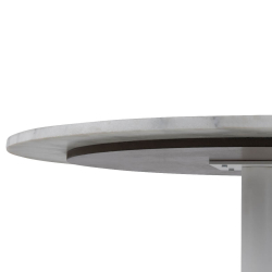 Tarifa Spisebord - Marmor, hvidt