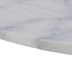 Tarifa Spisebord - Marmor, hvidt