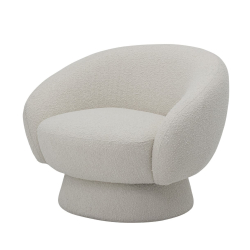 Ted Lounge Stol - Hvid
