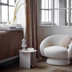 Ted Lounge Stol - Hvid