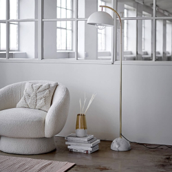 Ted Lounge Stol - Hvid