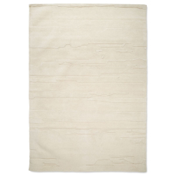 Carved Gulvtppe - Elfenben