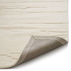 Carved Gulvtppe - Elfenben