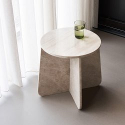 Marb Sidebord - Beige