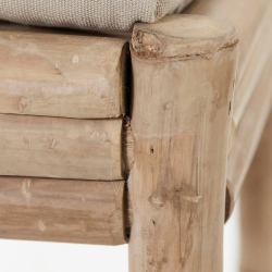 Sedeo Bnk med puder - Natur