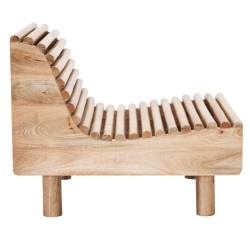 Wave Loungestol - Natur