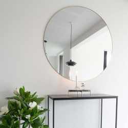 Jersey Spejl - Messing