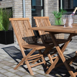 Toledo Teak Spisebordstol - St af 2 