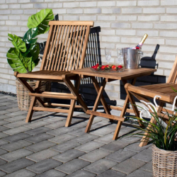 Toledo Teak Spisebordstol - St af 2 