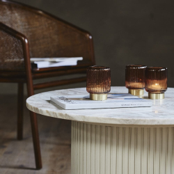 Erie Sofabord - Hvid - : 75 cm