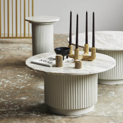 Erie Sofabord - Hvid - : 75 cm