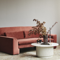 Erie Sofabord - Hvid - : 90 cm