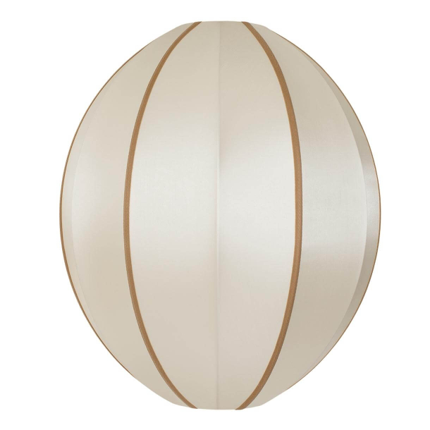 Indochina Oval B Lampeskrm - Offwhite/amber