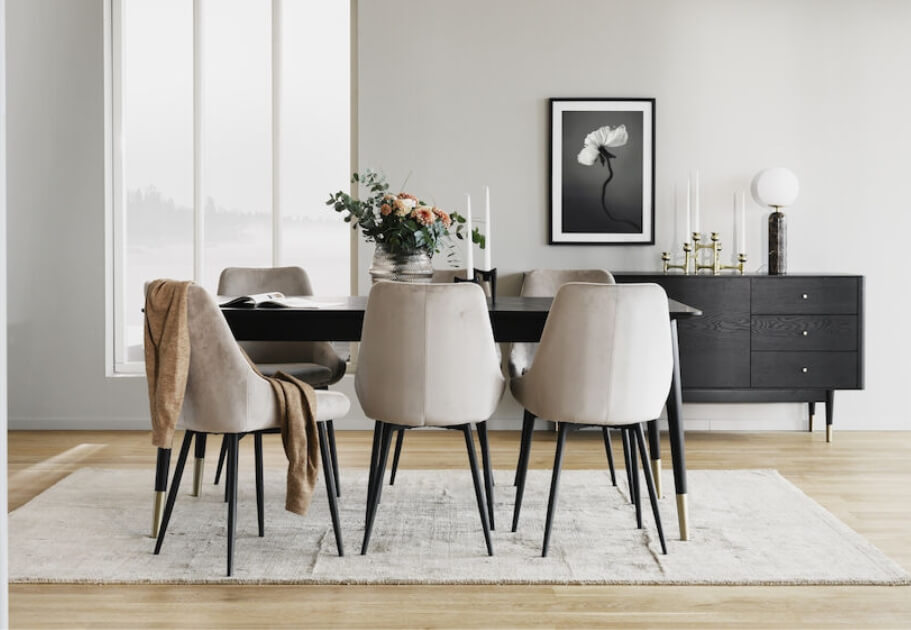 Spiseborde med udtræk