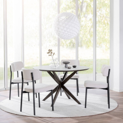 Calverton Spisebord - : 120 - Brunt