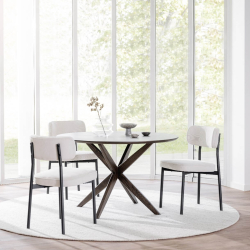 Calverton Spisebord - : 120 - Brunt