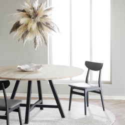 Carradale Spisebord - : 150 - Sort