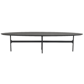 Colton Sofabord - ovalt 180 x 50 Sort