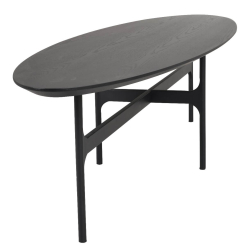 Colton Sofabord - ovalt 180 x 50 Sort