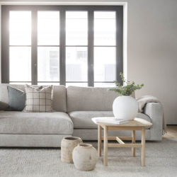 Duncan 3-pers. sofa m. v. chaiselong - Lysegr