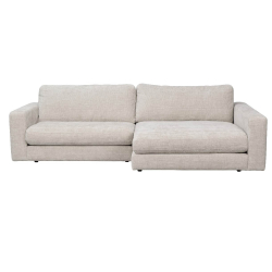 Duncan 3-pers. sofa m. h. chaiselong - Lysegr