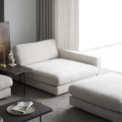 Duncan sofa-modul 1,5 pers. - Lysegr