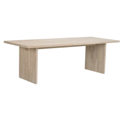 Emmett Spisebord - 240 cm - Hvidpigmenteret 