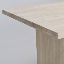 Emmett Spisebord - 240 cm - Hvidpigmenteret 