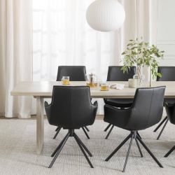 Emmett Spisebord - 240 cm - Hvidpigmenteret 