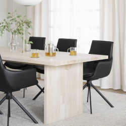 Emmett Spisebord - 240 cm - Hvidpigmenteret 