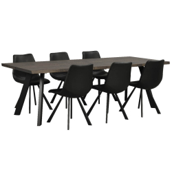 Fred Spisebord - 240 cm - Brun