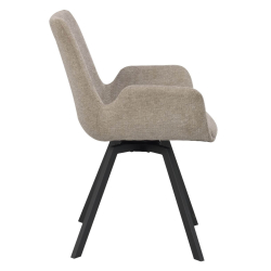 Norwell Armstol - Beige - St af 2