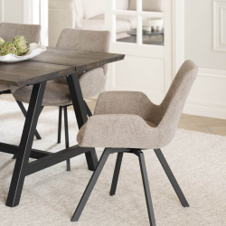 Norwell Armstol - Beige - St af 2