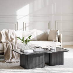 Sullivan Sofabord - 80 x 80 - Sort