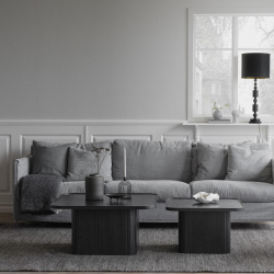 Sullivan Sofabord - 80 x 80 - Sort