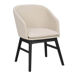 Windham Armstol - Beige/Sort - St af 2