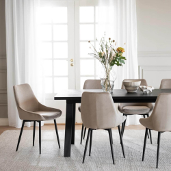 Winnipeg Spisebord - Sort