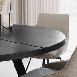 Fred Spisebord - Sort Ask