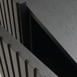 Halifax Skab - Sort Eg