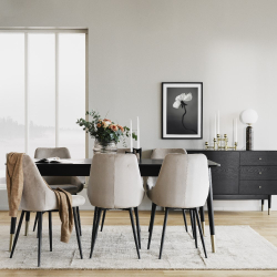 Sierra Spisebordsstol - Beige - St af 2