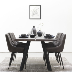 Sierra Spisebordsstol - Mrkegr - St af 2