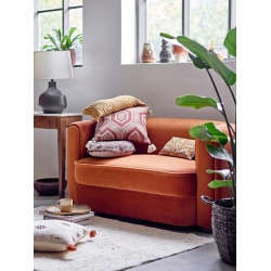 Malala 2 pers. Sofa- Orangebrun