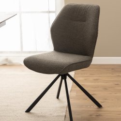 Aura spisebordsstol - Taupe - St af 2